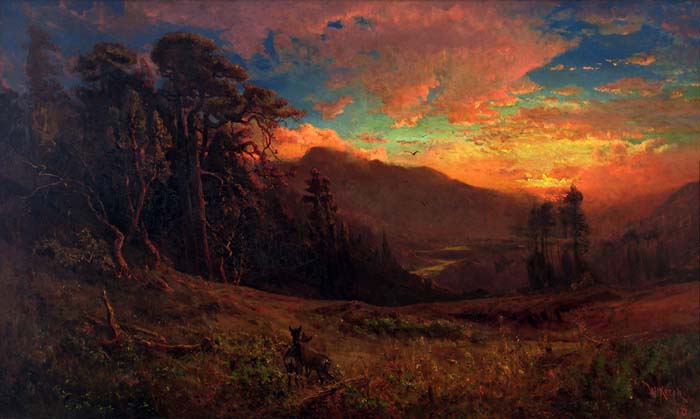 An Autumnal Sunset on the Russian River Evening Glow
